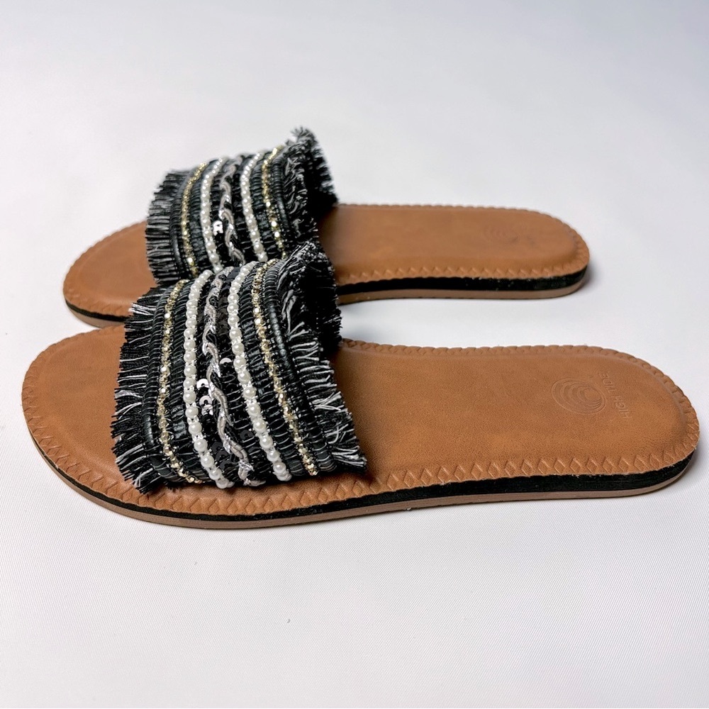 High Tide Women’s Sequins Slippers Size 7